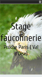 Mobile Screenshot of fauconneriestageparis.com